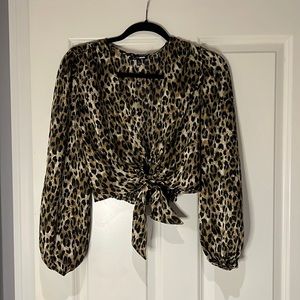 Fashion Nova Cheetah Crop Top